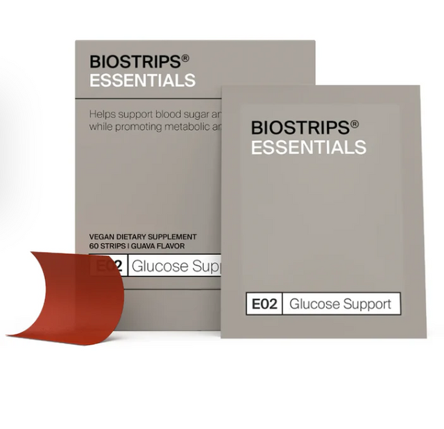 Bio Strips Essentials E02 Glucose Support 1 Month Supply