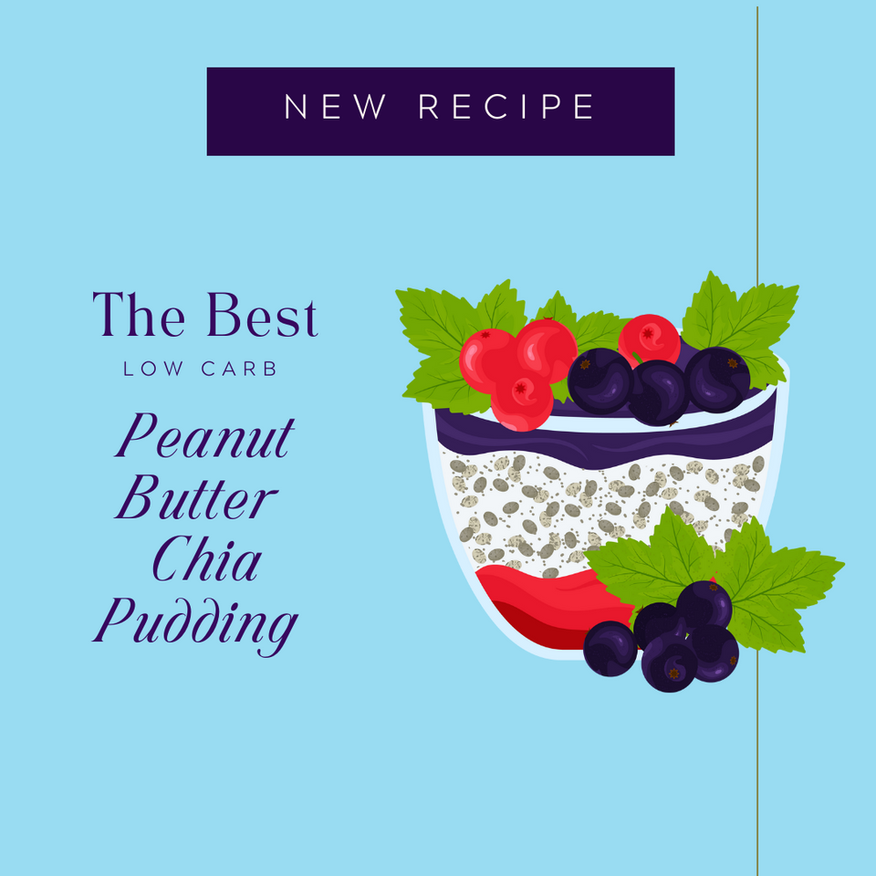 Low-Carb Chocolate Peanut Butter Chia Seed Pudding | Tastermonial