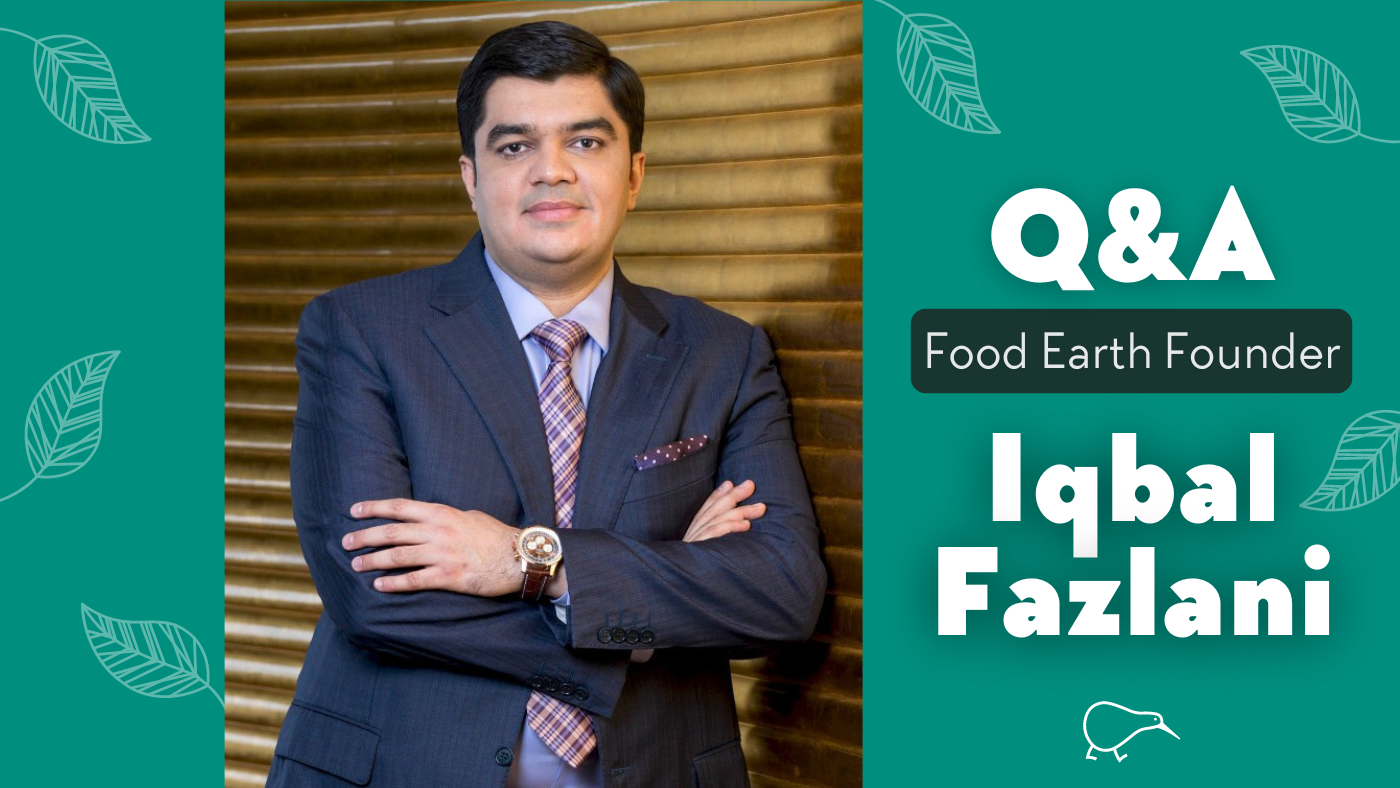 Q&A with Food Earth Founder - Iqbal Fazlani | Tastermonial