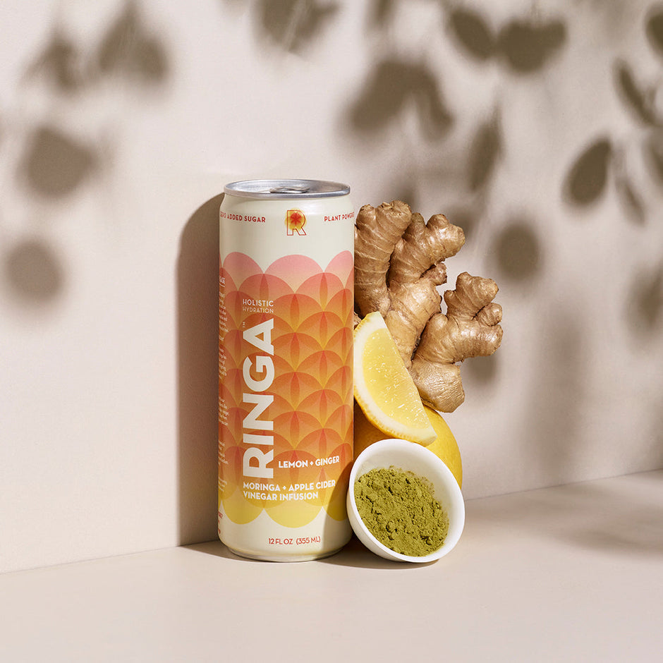 RINGA® Lemon + Ginger Moringa Drink