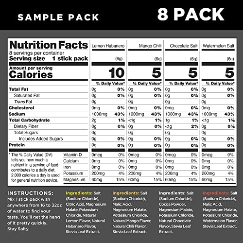 LMNT Recharge Sampler Pack of 8 Flavors