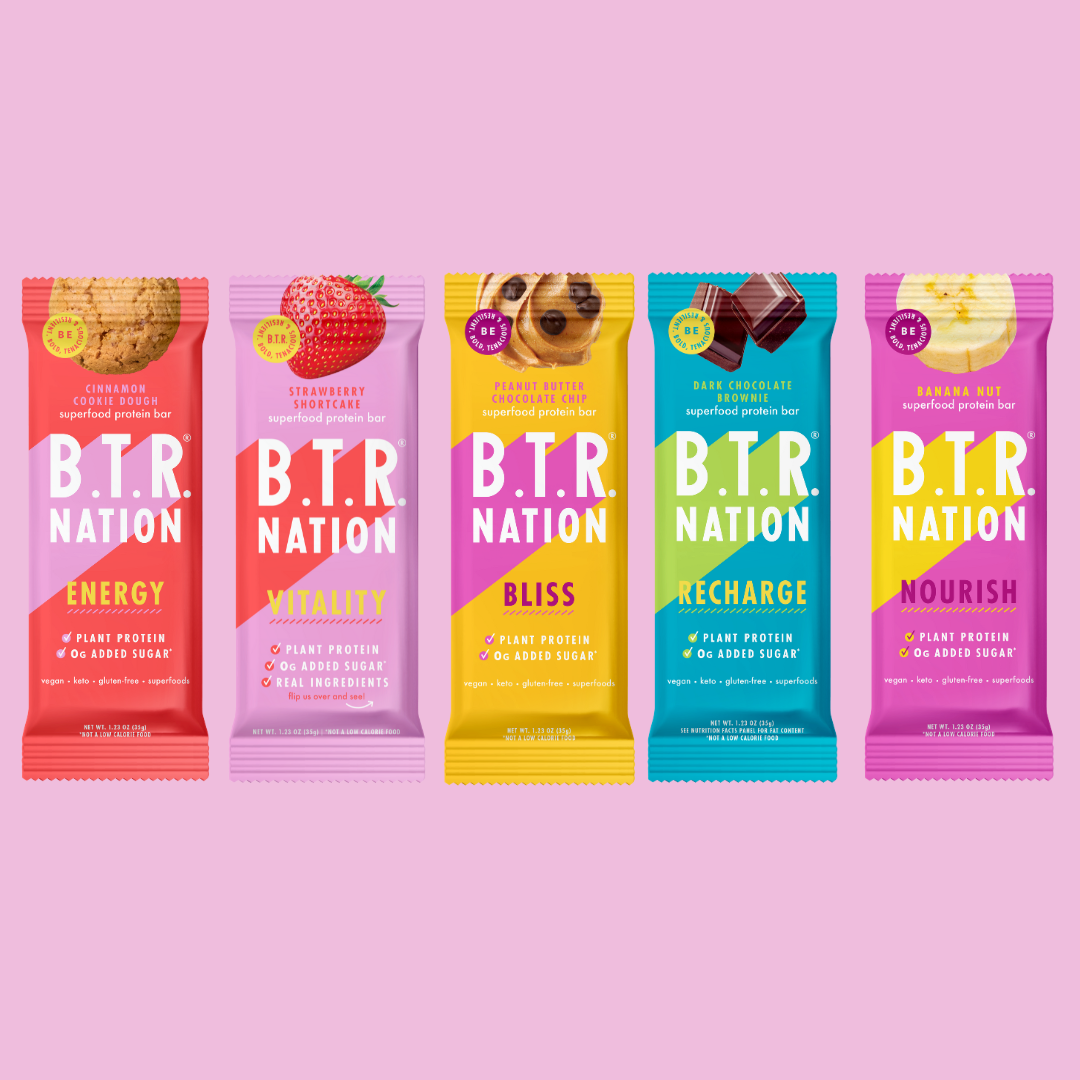 The B.T.R Low Glycemic Bar Sampler (10 Protein Bars)