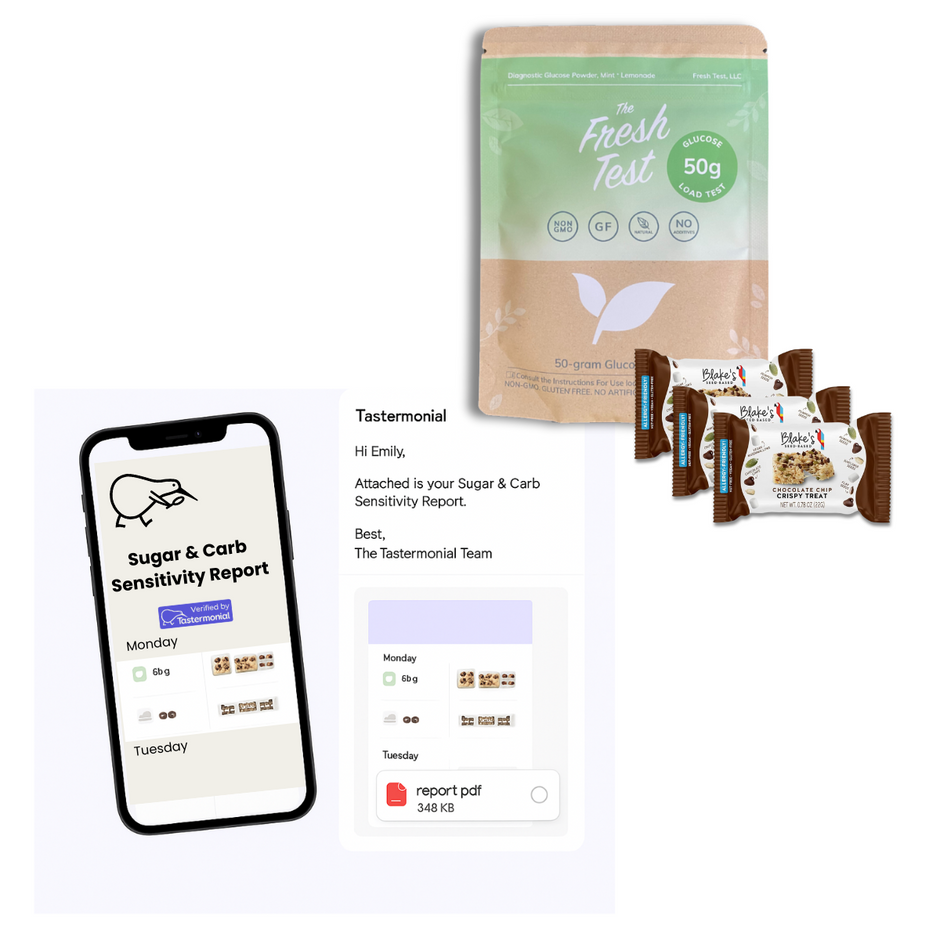 Experiment Kit - Carb & Sugar Sensitivity w/ Freestyle Libre 3+