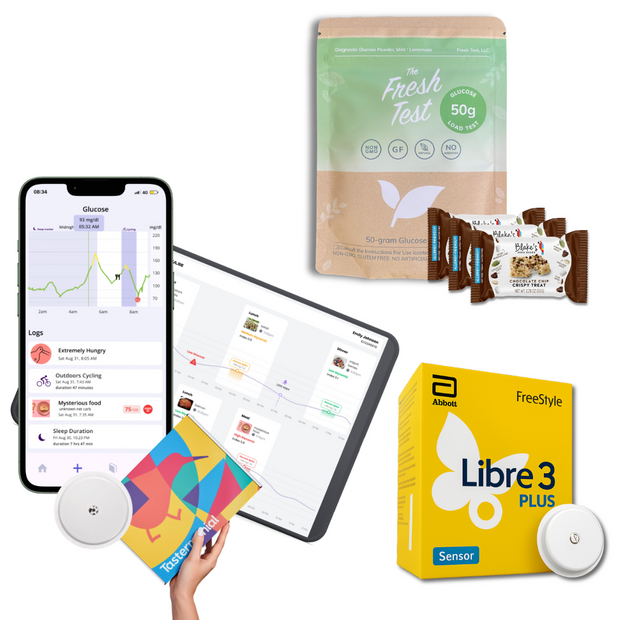 Experiment Kit - Carb & Sugar Sensitivity w/ Freestyle Libre 3+