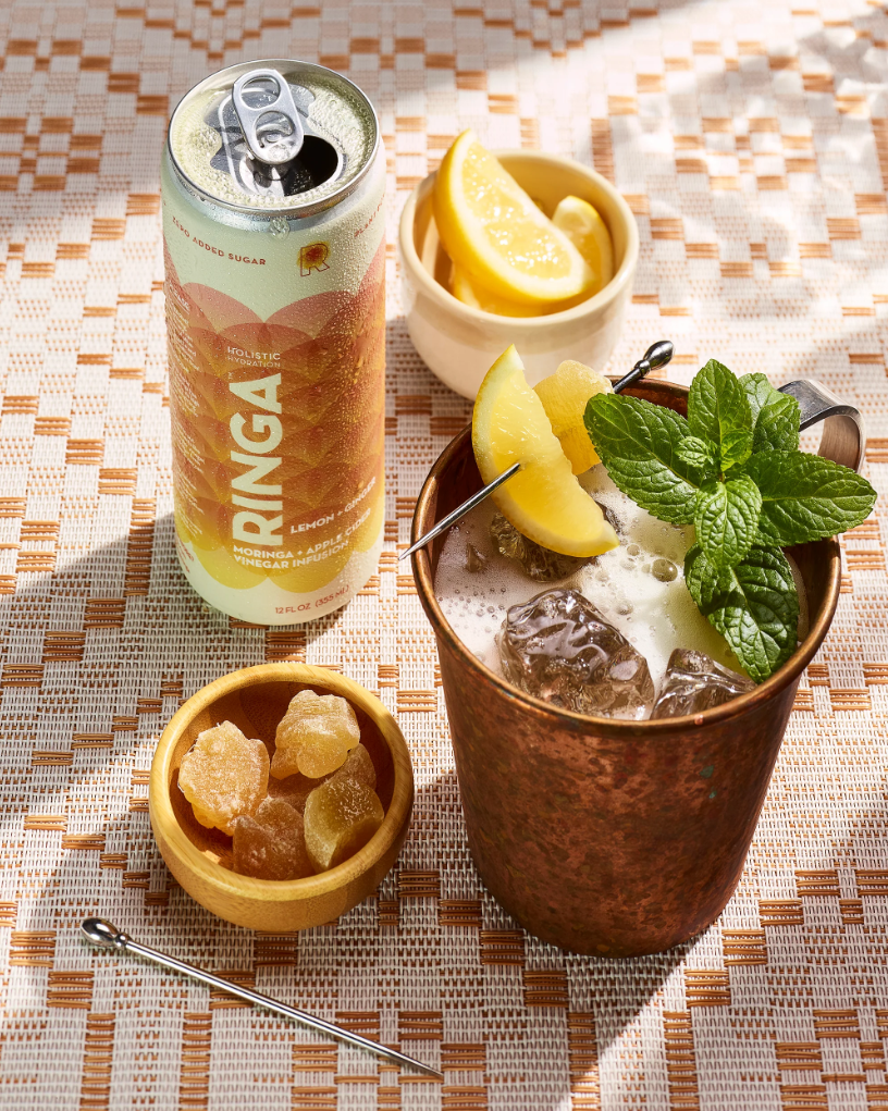 RINGA® Lemon + Ginger Moringa Drink