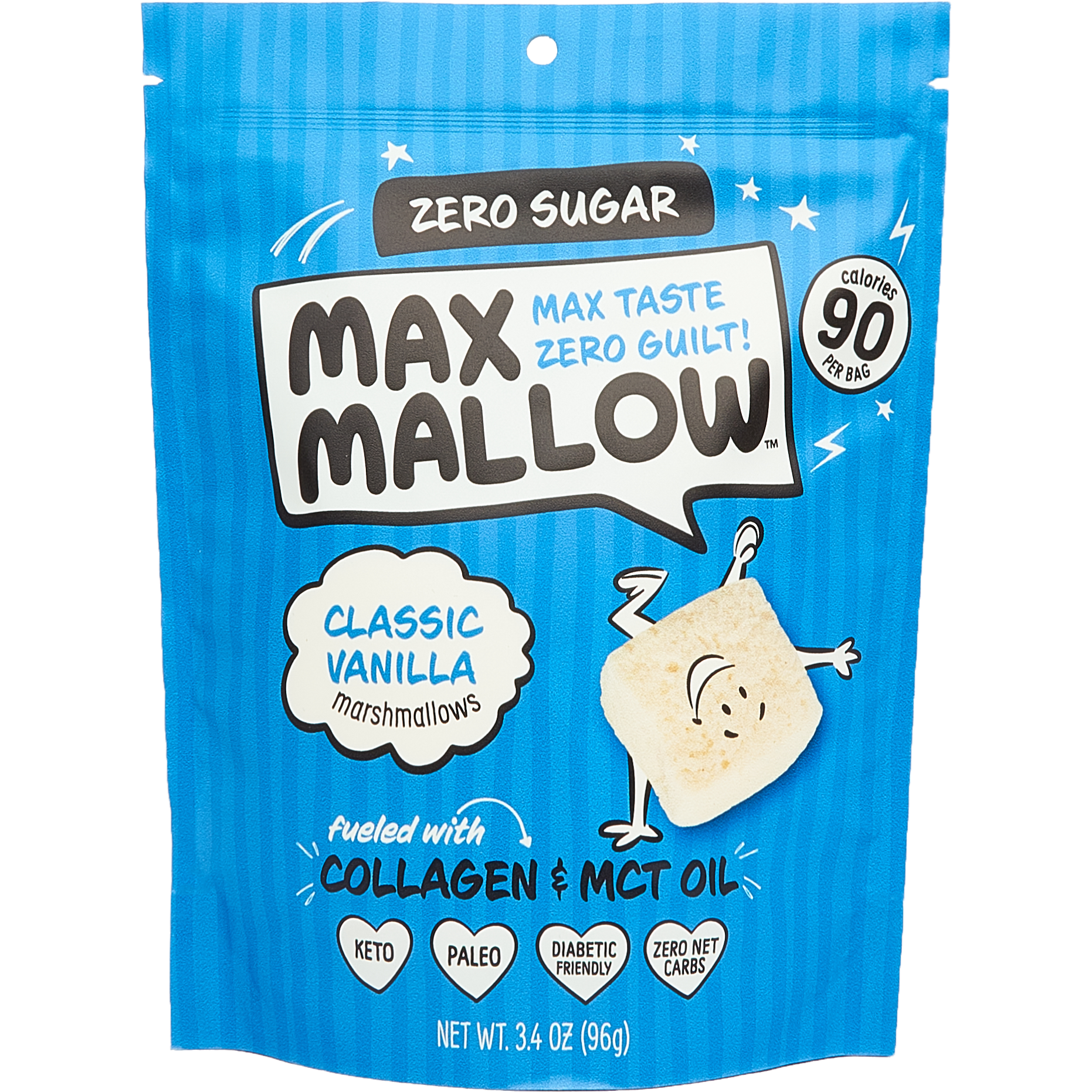 [Max Sweets] Sample Classic Vanilla | 3.4oz | 1 Bag