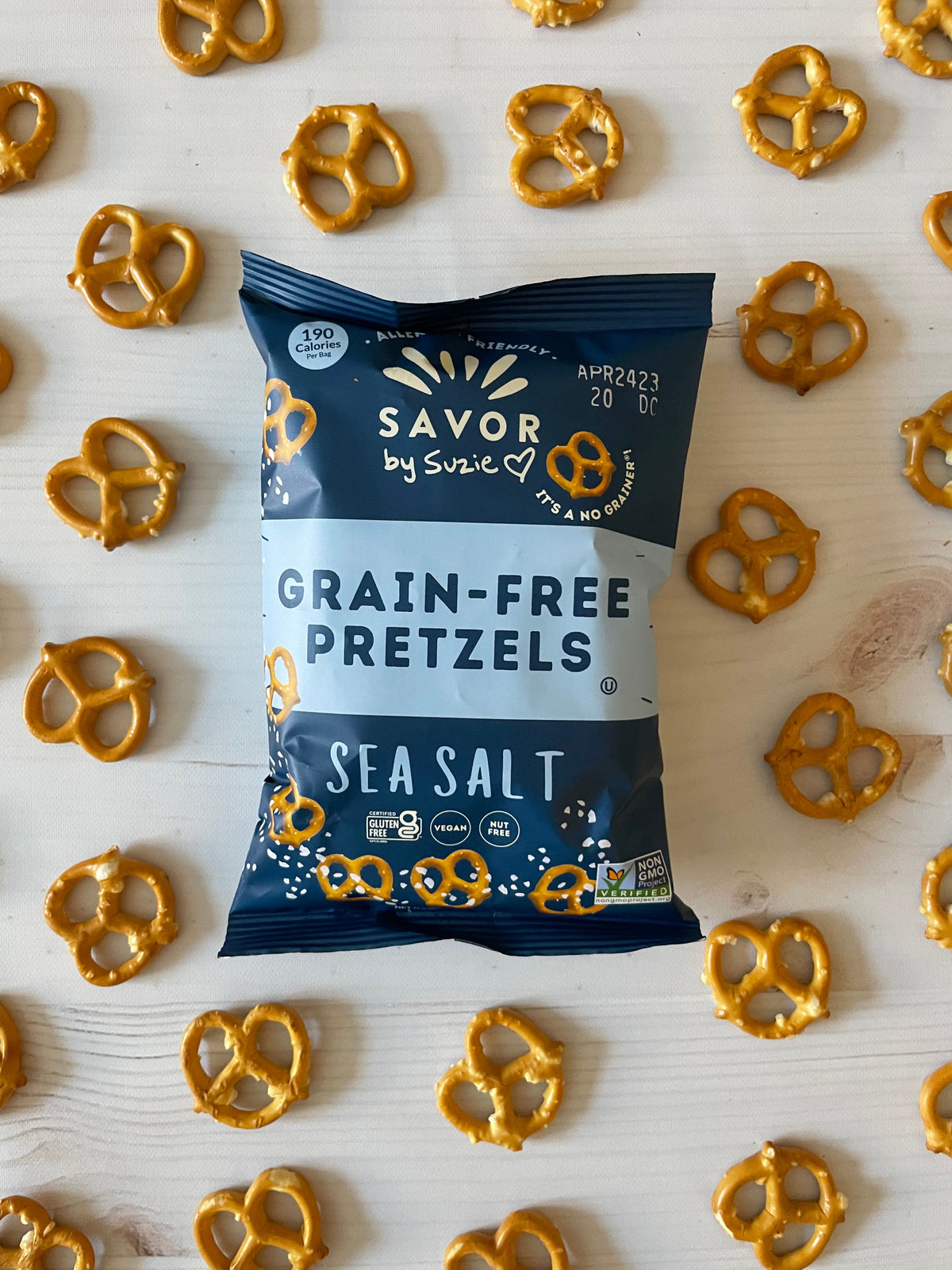 [Savor by Suzie] Mini Sea Salt Grain Free Pretzels
