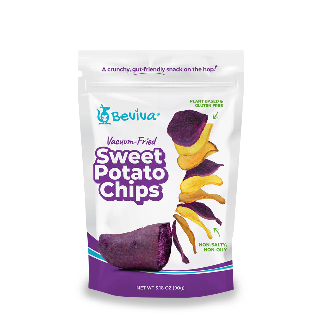 [Beviva] Sweet Potato Chips Bag I 3.18 oz each I 6 Pack exclusive at