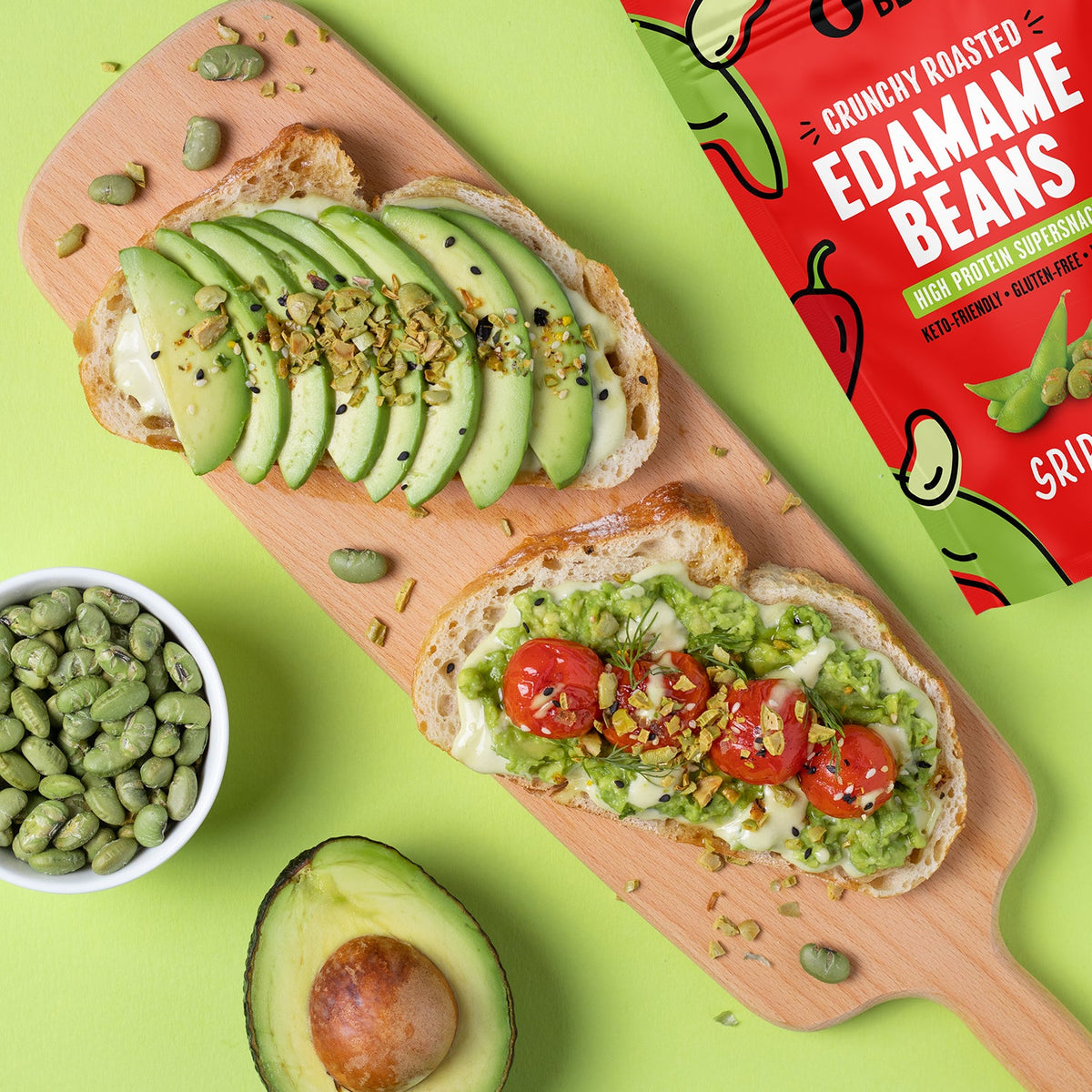 [The Only Bean] Crunchy Roasted Edamame Beans (Sriracha)