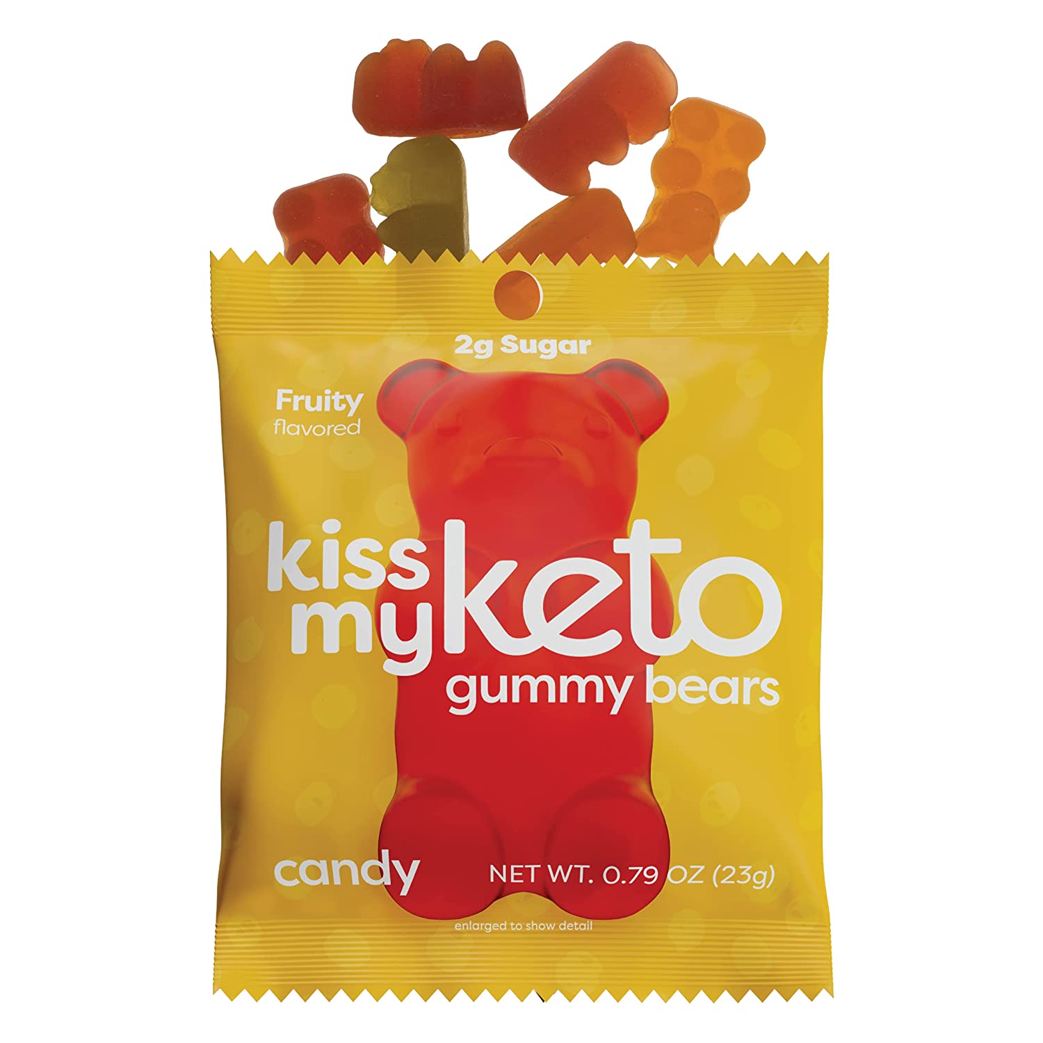 [Kiss My Keto] Candy Gummy Bears Keto Gummies | 0.79oz | 1 Bag