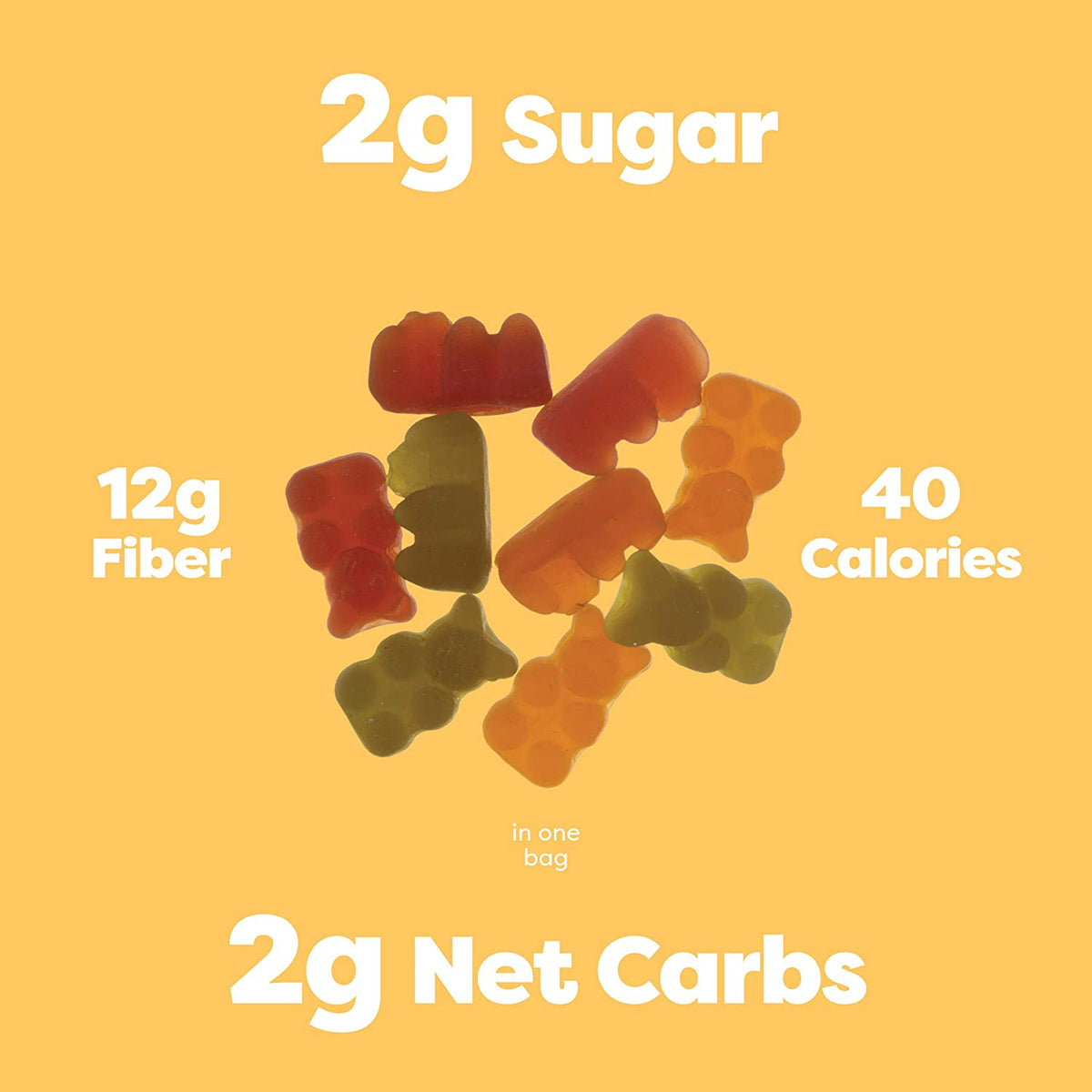 [Kiss My Keto] Candy Gummy Bears Keto Gummies | 0.79oz | 1 Bag