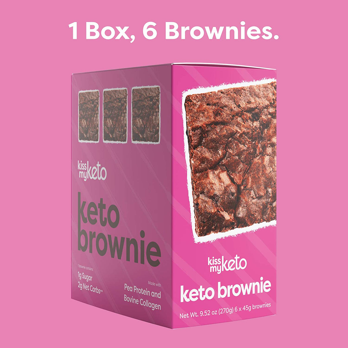 [Kiss My Keto] Brownie | 1.59oz | 1 Bar