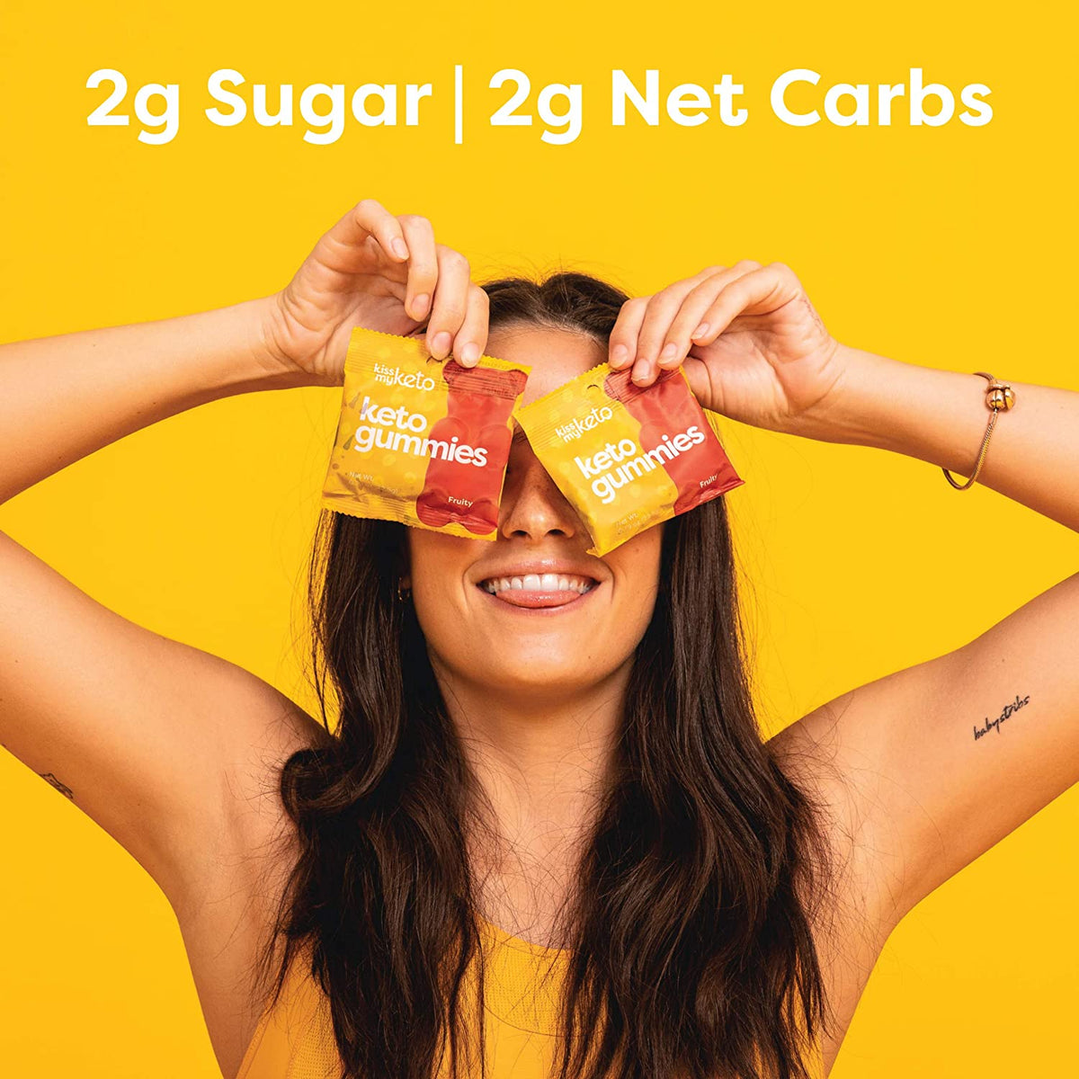 [Kiss My Keto] Candy Gummy Bears Keto Gummies | 0.79oz | 1 Bag