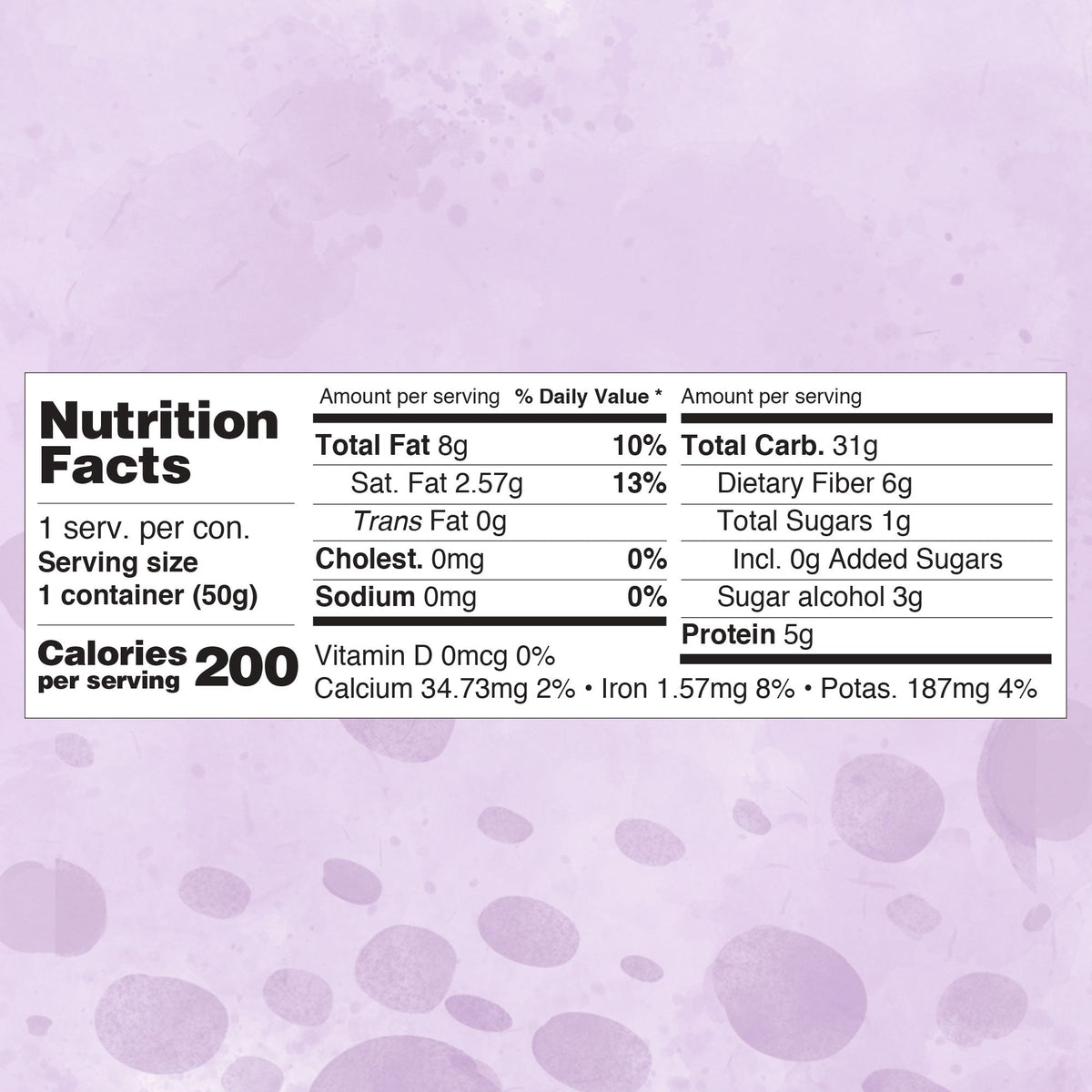 [Yishi] Taro Bubble Tea Oatmeal Cup | 50g | 1 Cup