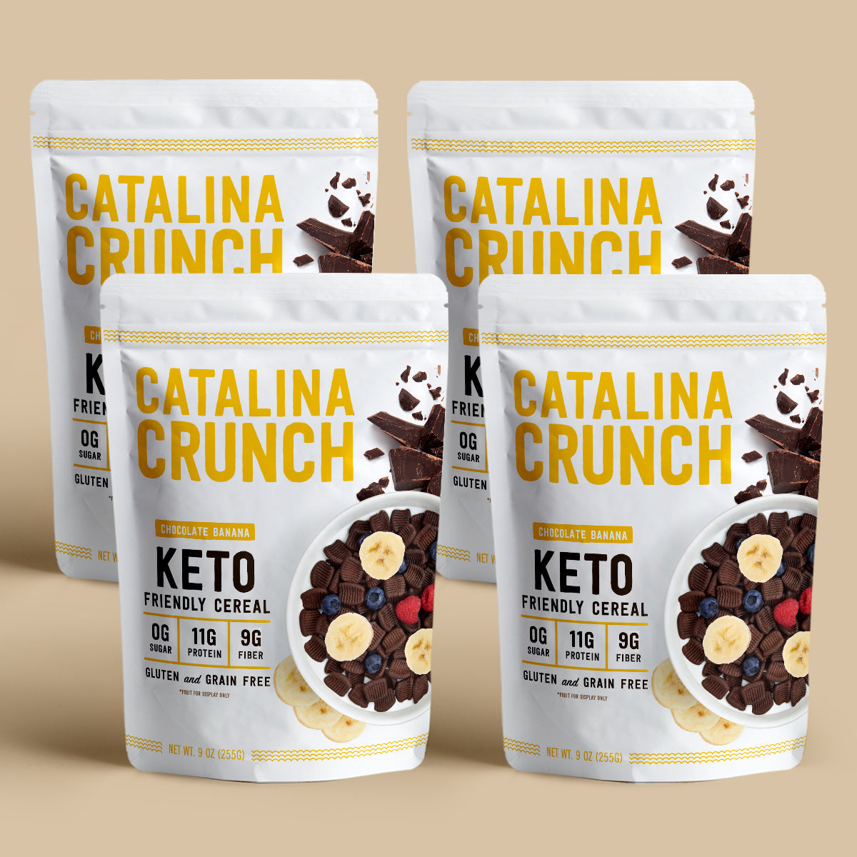 [Catalina Crunch] Chocolate Banana Keto Cereal | 252g | 1 bag