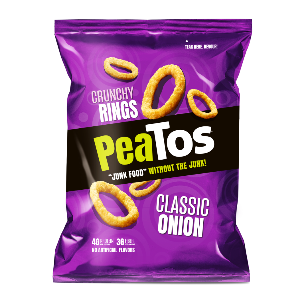 [PeaTos] Classic Onion Crunchy Rings | 70g | 1 Bag