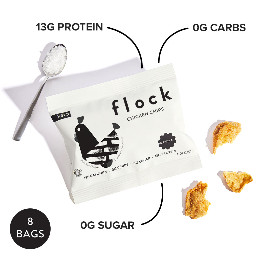 [Flock] Chicken Chips Original | 1oz | 1 Bag