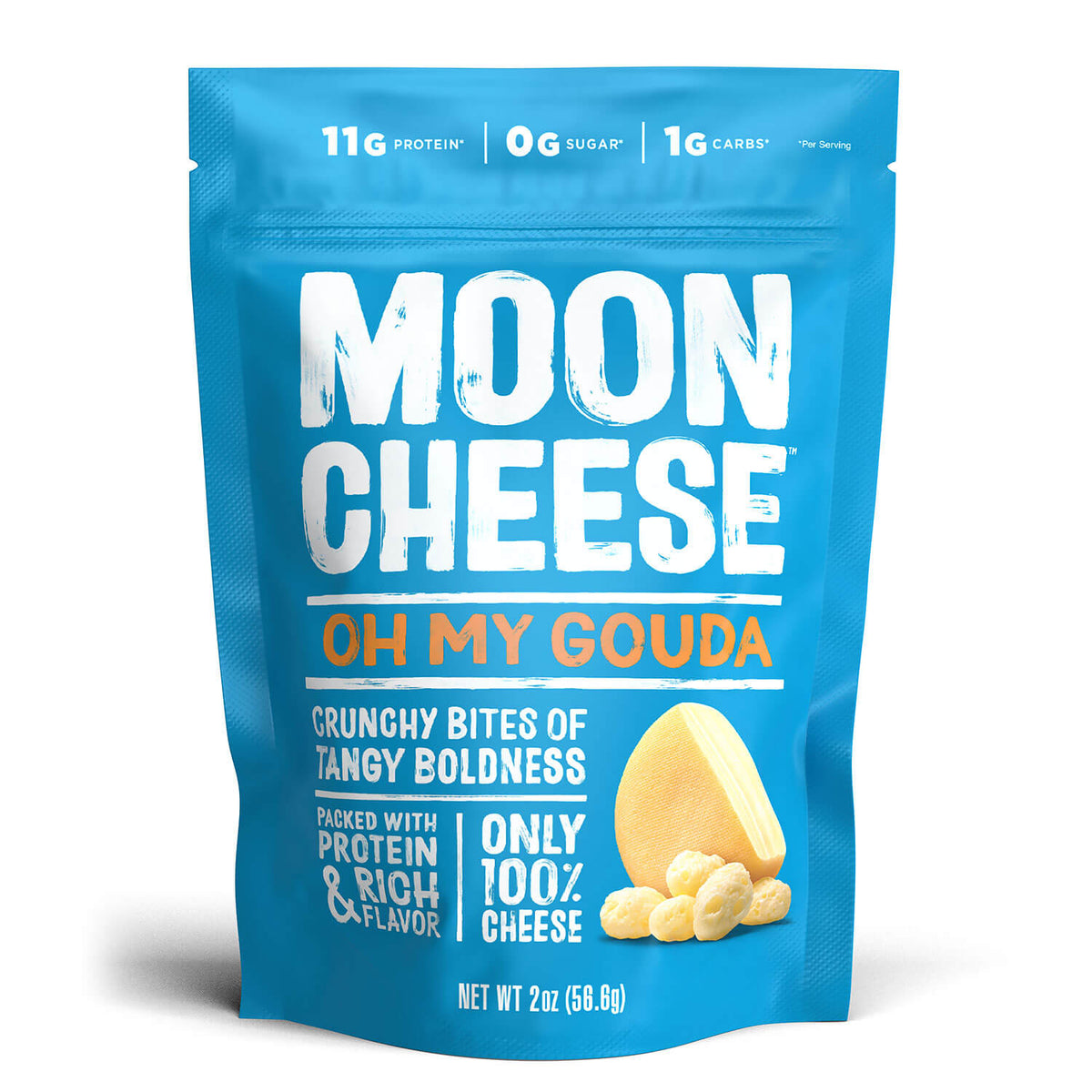 [Moon Cheese] Oh My Gouda I 2oz Bag I 9 Pack exclusive at Tastermonial