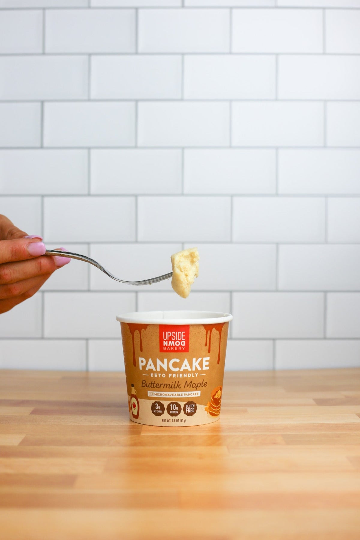 [Upside Down Bakery] Buttermilk Maple Pancake Cup | 1.8oz | 1 Cup