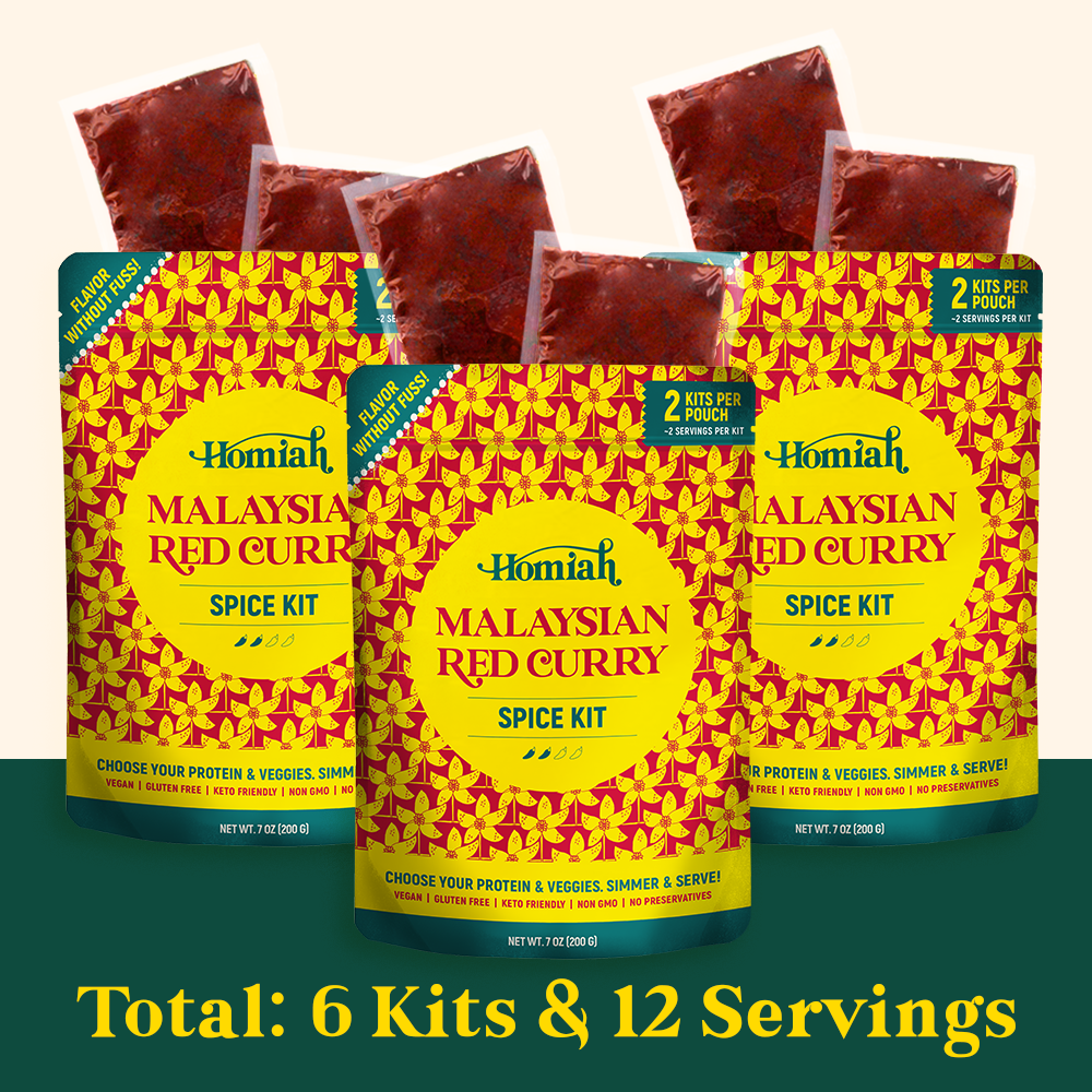 Malaysian Red Curry Spice Kit - 3 Pack