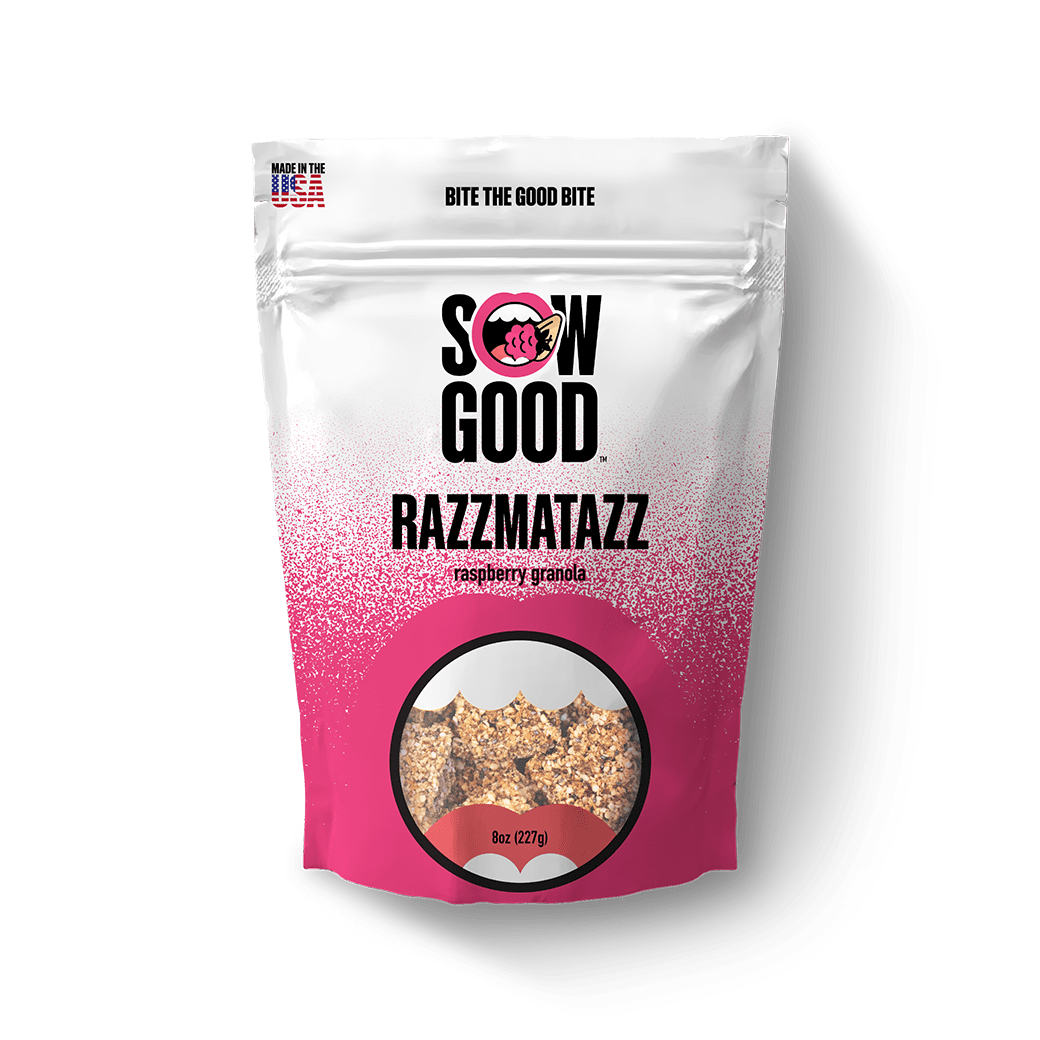 [Sow Good] Razzmatazz (Raspberry) Granola | 8oz | 1 bag