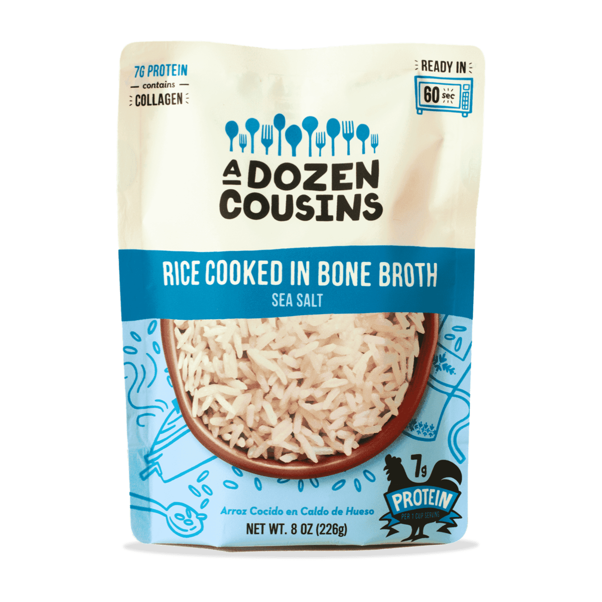 [A Dozen Cousins] Sea Salt Rice Cooked in Bone Broth