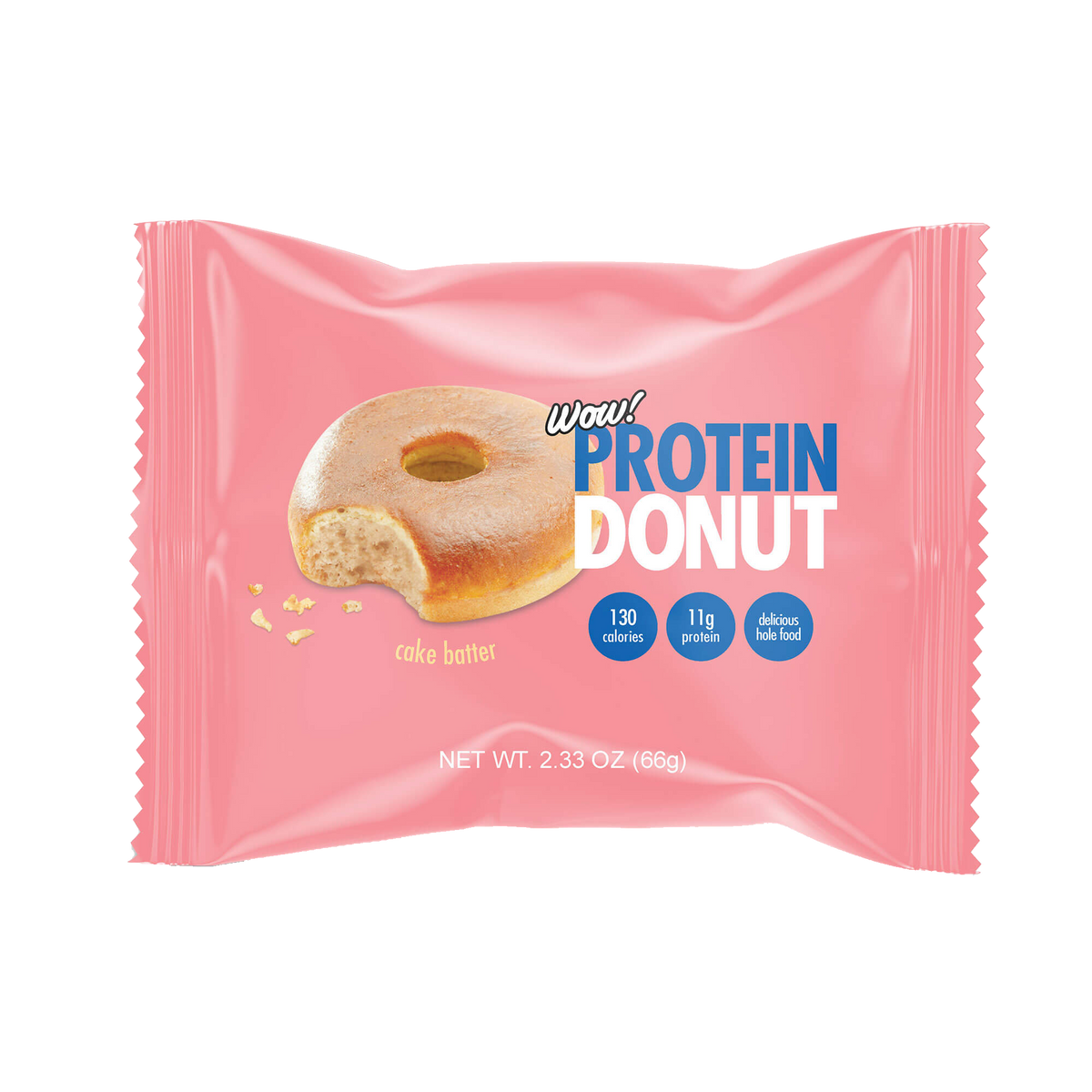 [Wow! Protein Donuts] Cake Batter | 2.33oz | 1 Donut