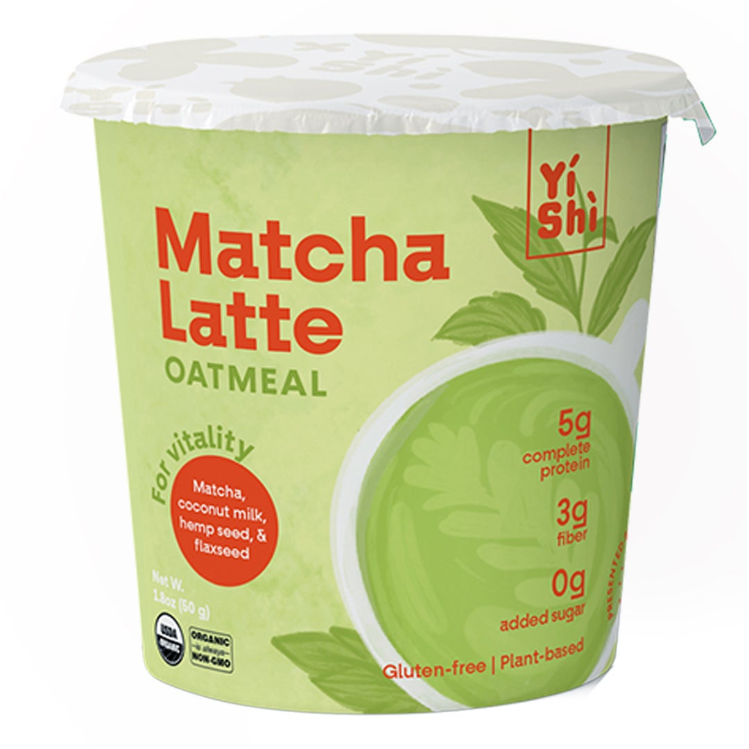 [Yishi] Matcha Latte Oatmeal Cup | 50g | 1 Cup