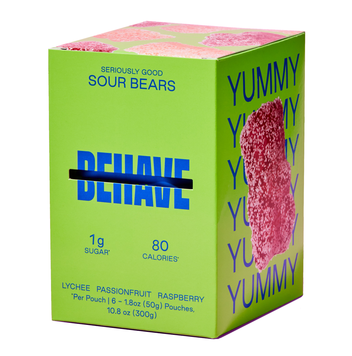 [Behave] Seriously Good Gummy Bears (Sour) | 50g | 1 Bag