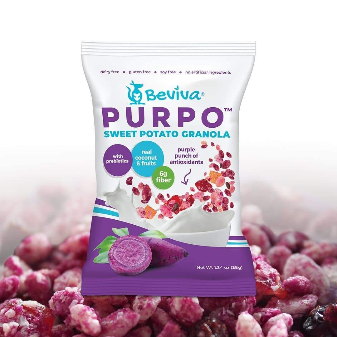 [Beviva] PURPO Granola 1.34 oz Pouch exclusive at Tastermonial
