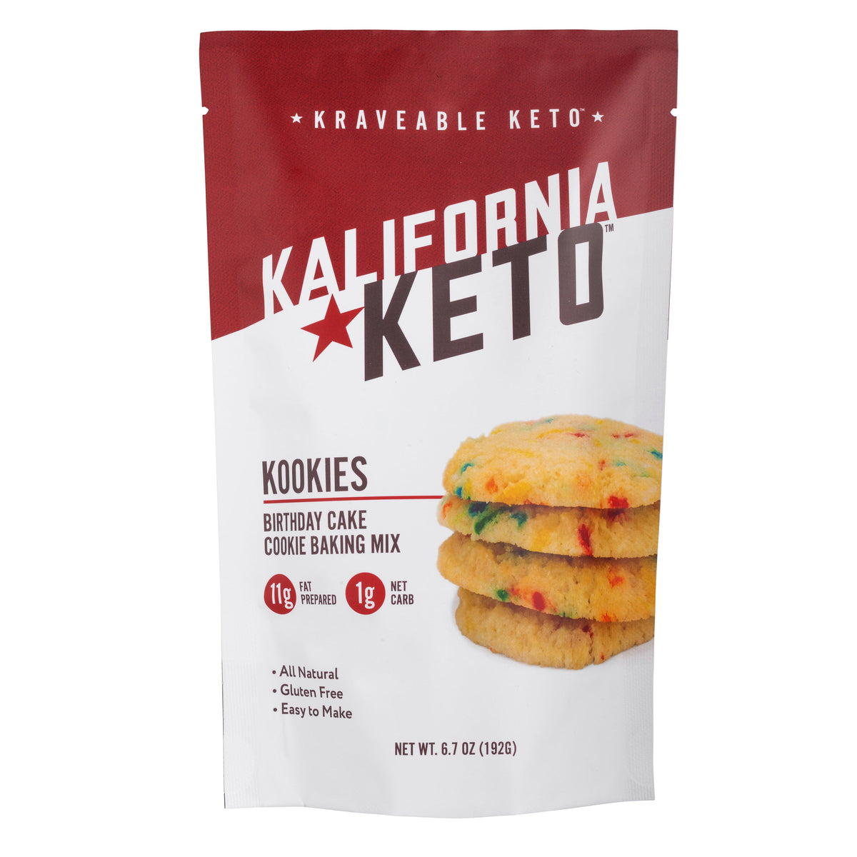 [Kalifornia Keto] Birthday Cake Kookies | 6.7oz | 1 Bag