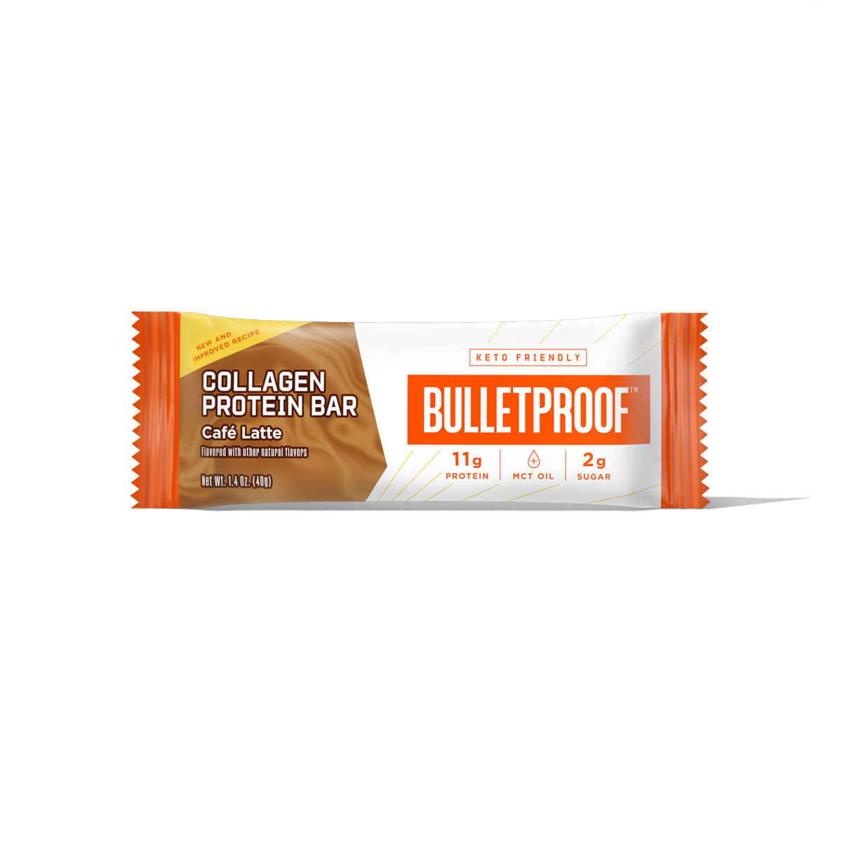 [Bulletproof] Café Latte Collagen Protein Bar | 40g | 1 Bar