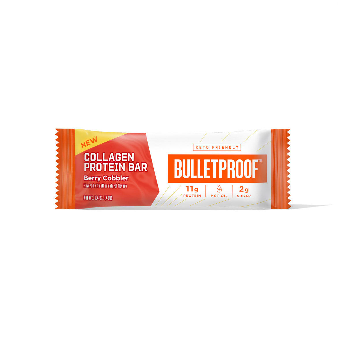 [Bulletproof] Berry Cobbler Collagen Protein Bar | 40g | 1 Bar