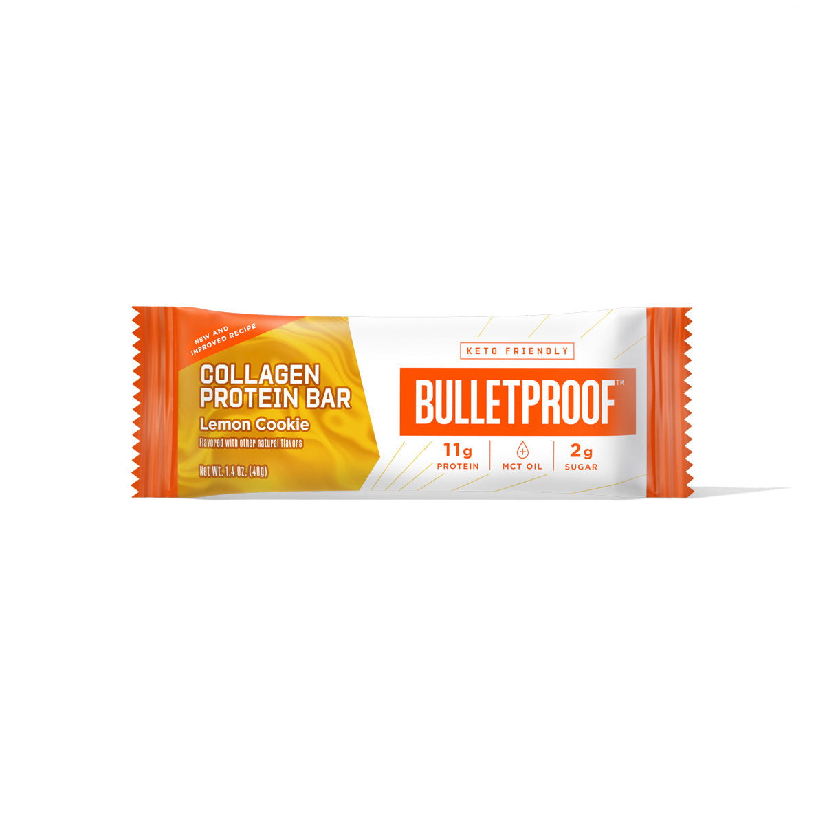 [Bulletproof] Lemon Cookie Collagen Protein Bar | 40g | 1 Bar
