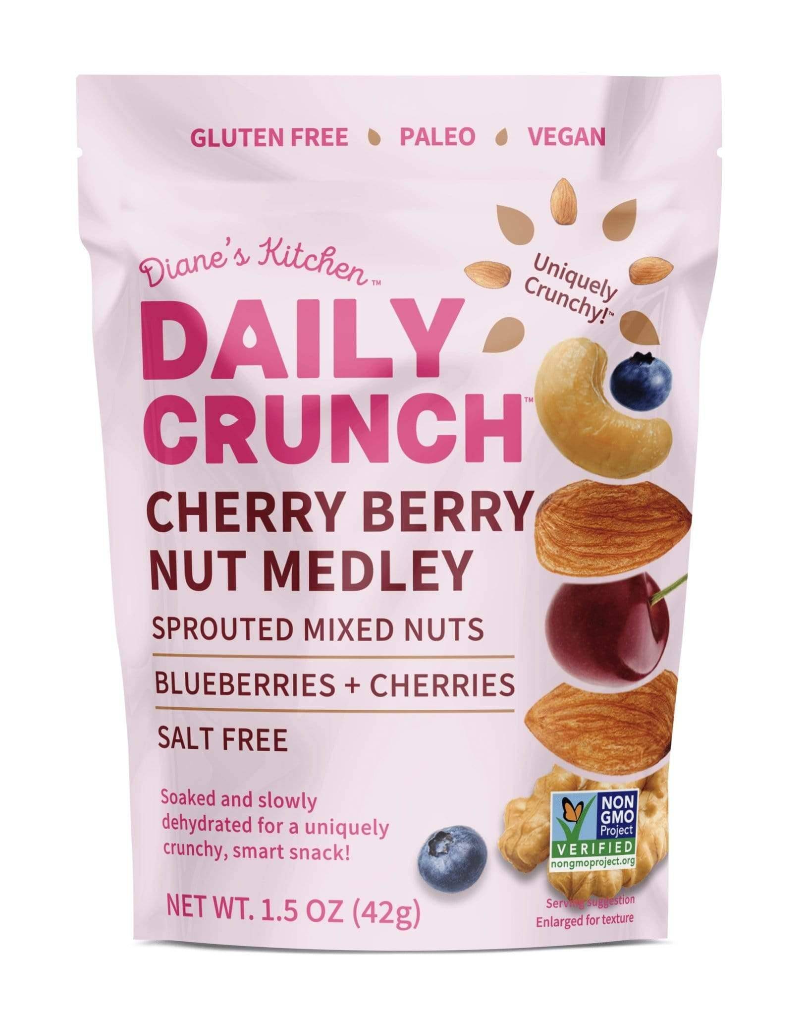 [Daily Crunch Snacks] Cherry Berry Nut Medley I 1.5oz exclusive at