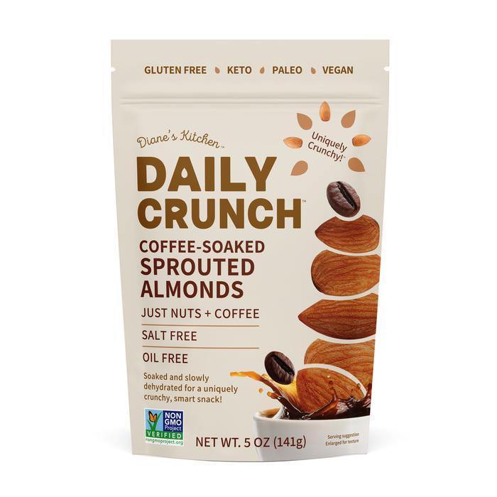 [Daily Crunch Snacks] Coffee-Soaked Sprouted Almonds I 1.5oz exclusive