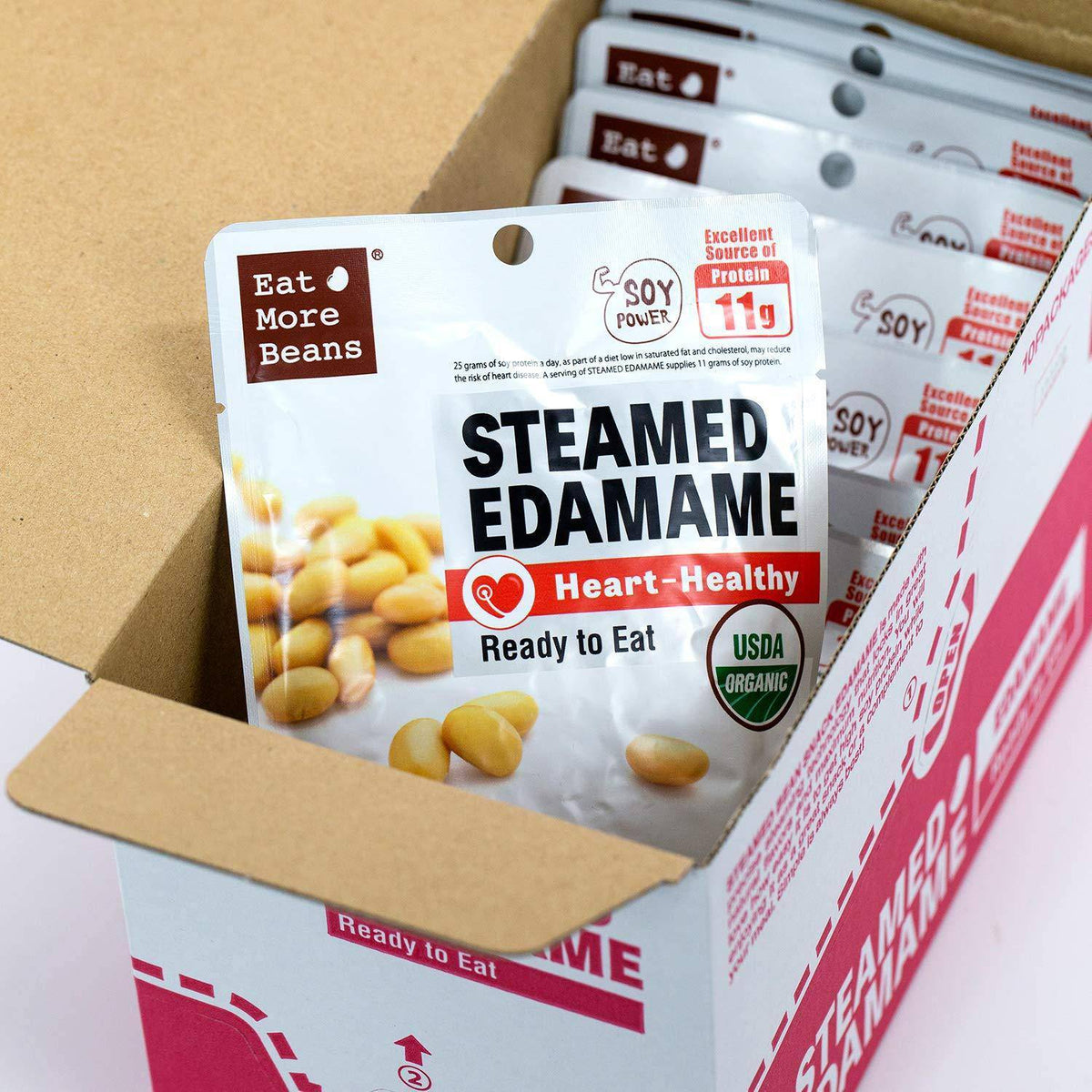 [Eat More Beans] Heart Healthy STEAMED BEAN SNACK | 2oz | 1 Bag