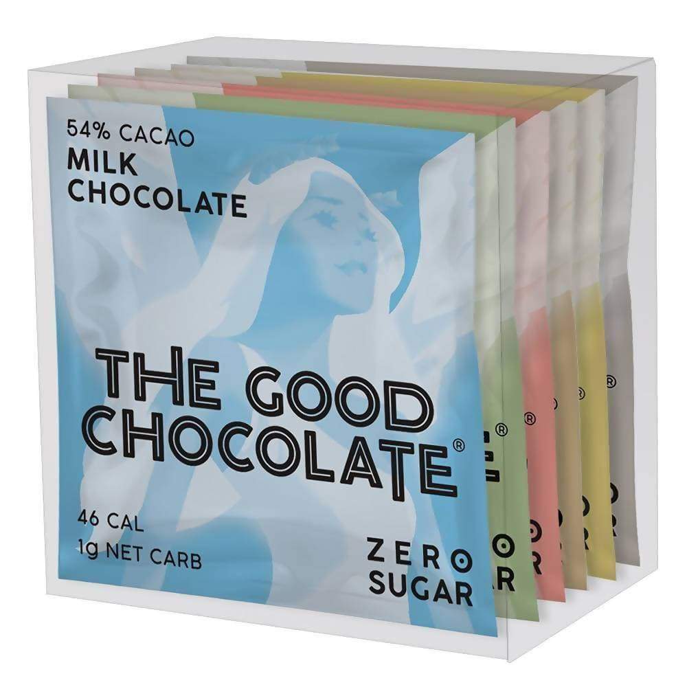 [The Good Chocolate] Gift Box Keto Chocolate Variety | 6-Pack | 0.4oz