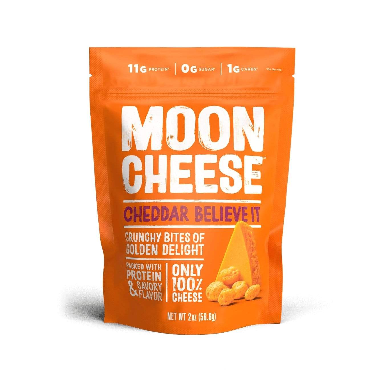 [Moon Cheese] Cheddar Believe It I 1oz or 2 oz bags exclusive at
