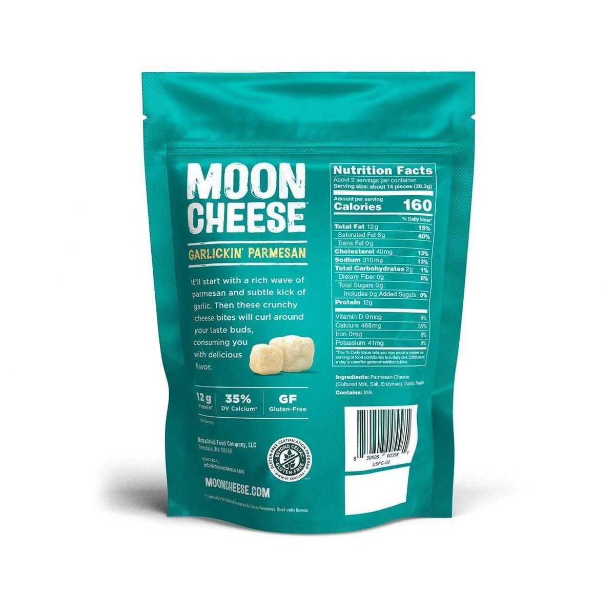 [Moon Cheese] Garlickin&#39; Parmesan I 1oz or 2 oz bags exclusive at