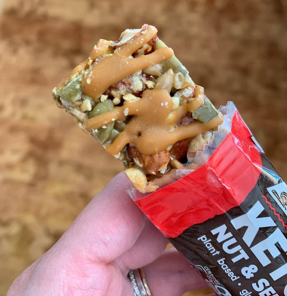[Munk Pack] Caramel Sea Salt Keto Nut &amp; Seed Bar | 1.23oz | 1 Pack
