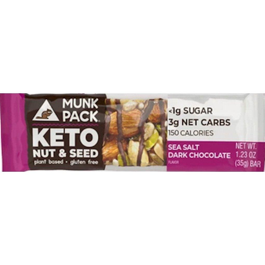 Sea Salt Dark Chocolate Keto Nut & Seed Bar, 12-Pack exclusive at