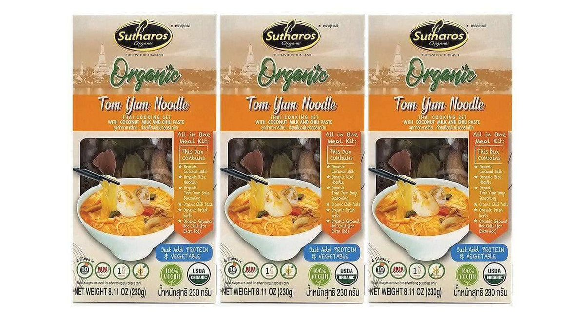 Sutharos Organic Creamy Tom Yum Noodle Meal Kit exclusive at