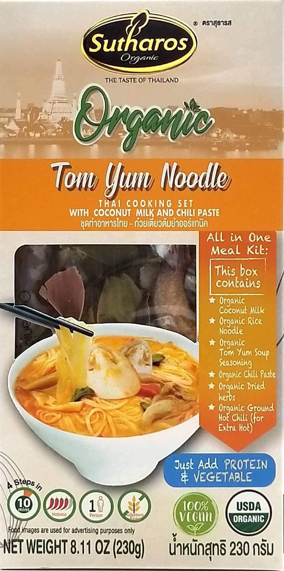 Sutharos Organic Creamy Tom Yum Noodle Meal Kit exclusive at