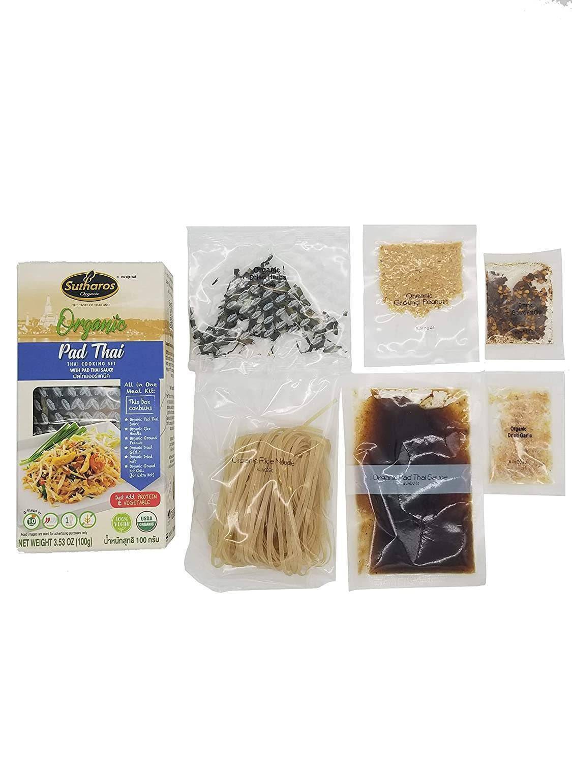 Sutharos Organic Pad Thai Noodle Meal Kit exclusive at Tastermonial
