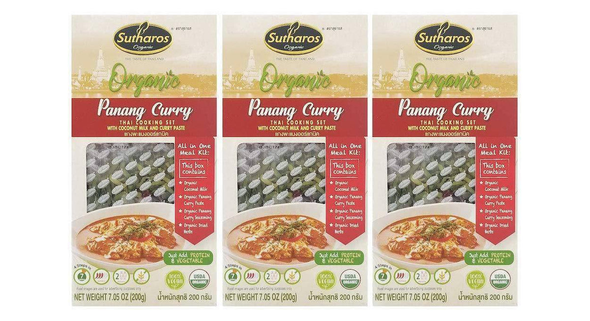 Sutharos Organic Thai Panang Curry Meal Kit | 10-Pack exclusive at