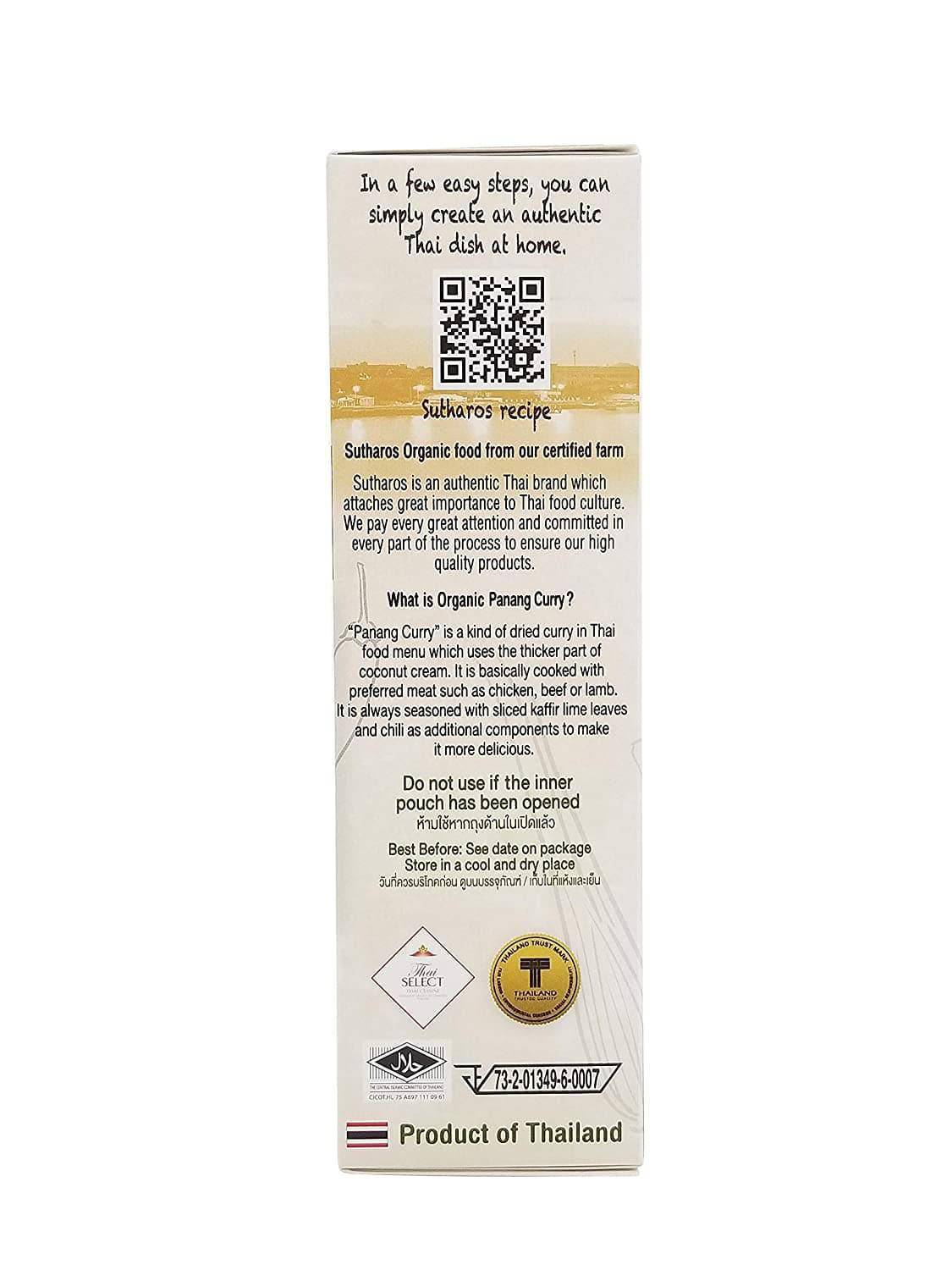 Sutharos Organic Thai Panang Curry Meal Kit | 10-Pack exclusive at