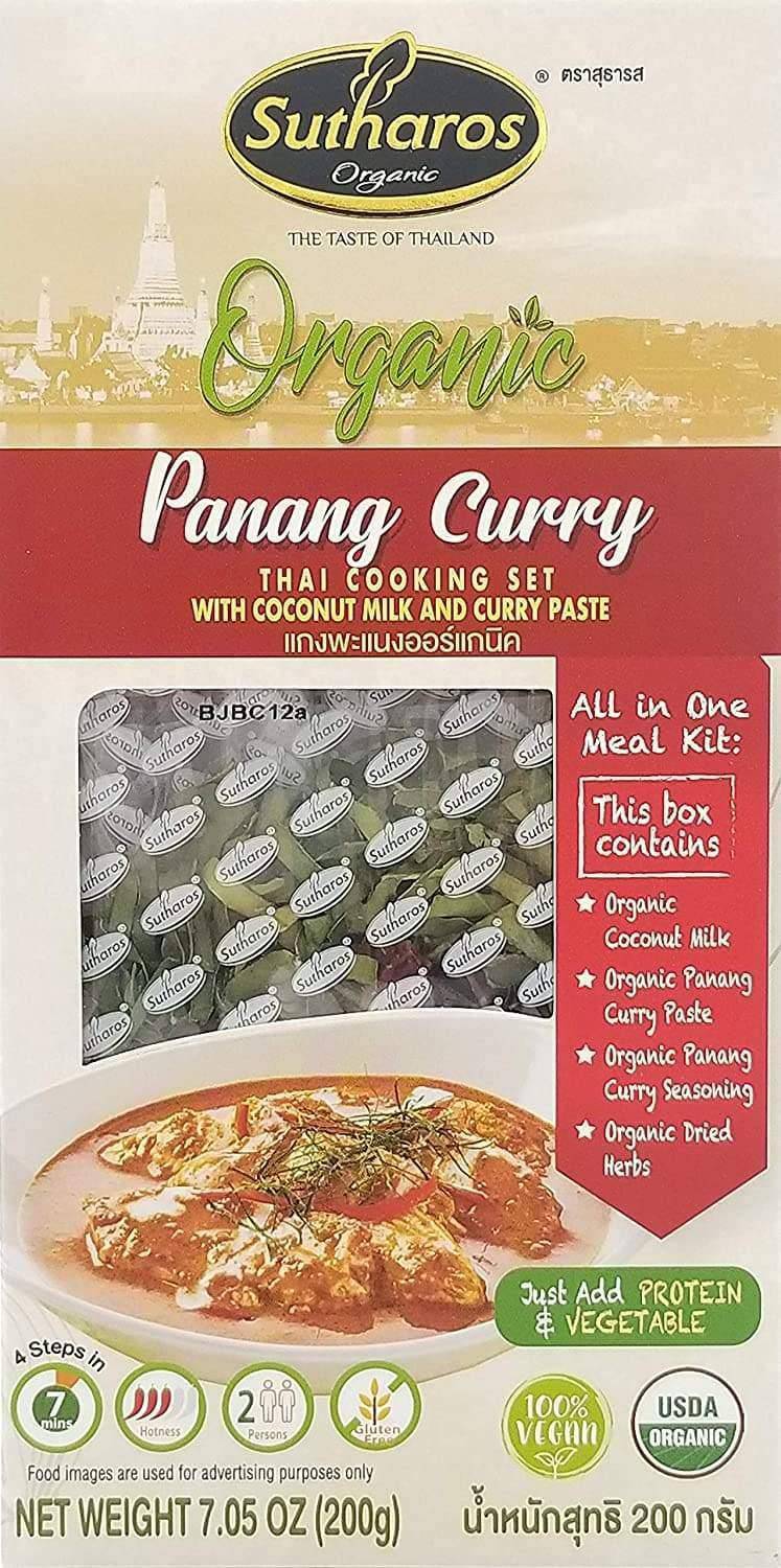 Sutharos Organic Thai Panang Curry Meal Kit | 10-Pack exclusive at