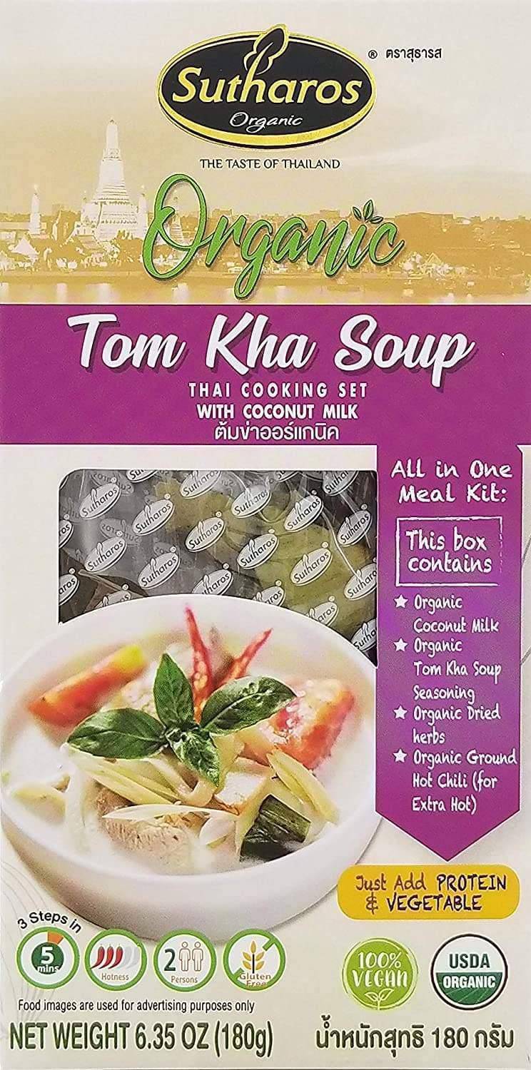 Sutharos Organic Tom Kha Soup Thai Meal Kit exclusive at Tastermonial