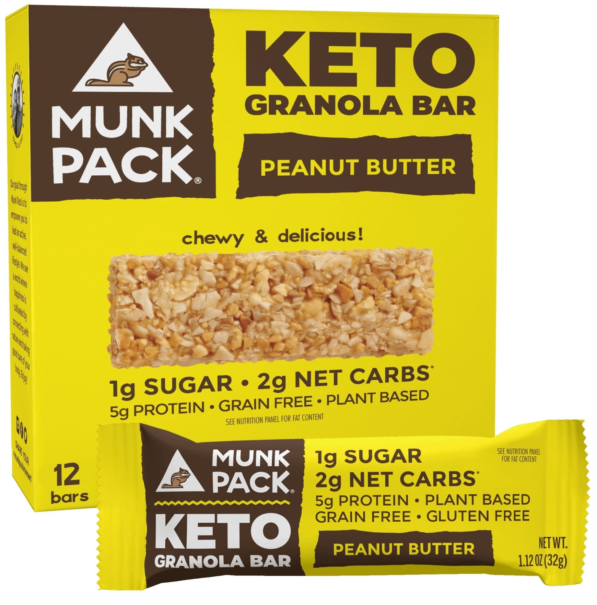 Peanut Butter Keto Granola Bar, 12-Pack exclusive at Tastermonial